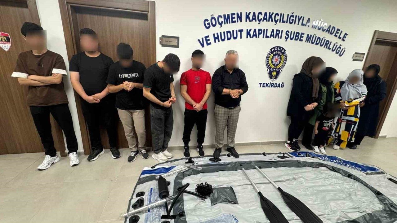 Tekirdağ’da göçmen kaçakçılığı operasyonu: 15 kişi yakalandı