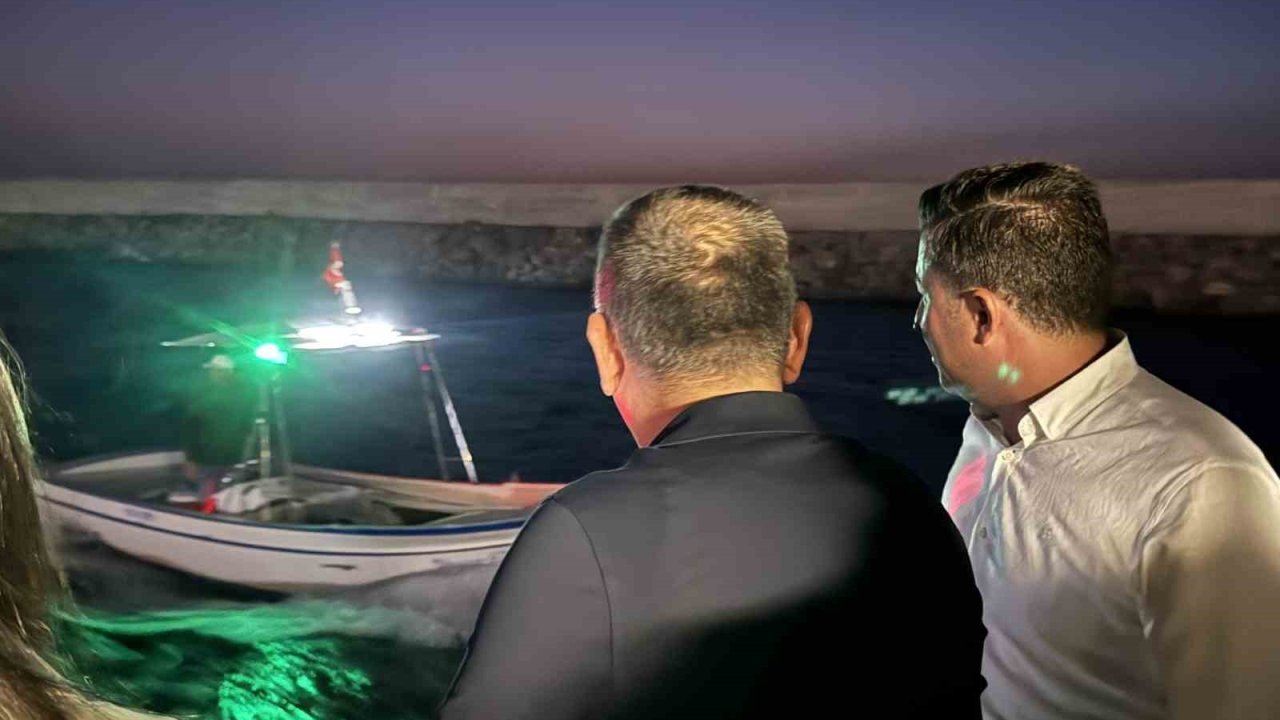 Vali Hacıbektaşoğlu yeni av sezonunda balıkçıları yalnız bırakmadı