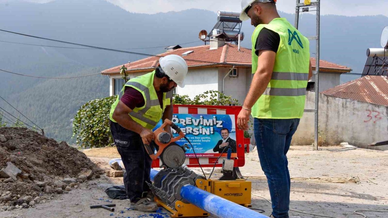 MESKİ, Değirmendere Mahallesi’nin içme suyu hattını yeniledi