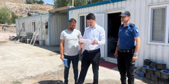 Digor Kaymakamı Kahraman Spor Kompleksi İnşaatını İnceledi