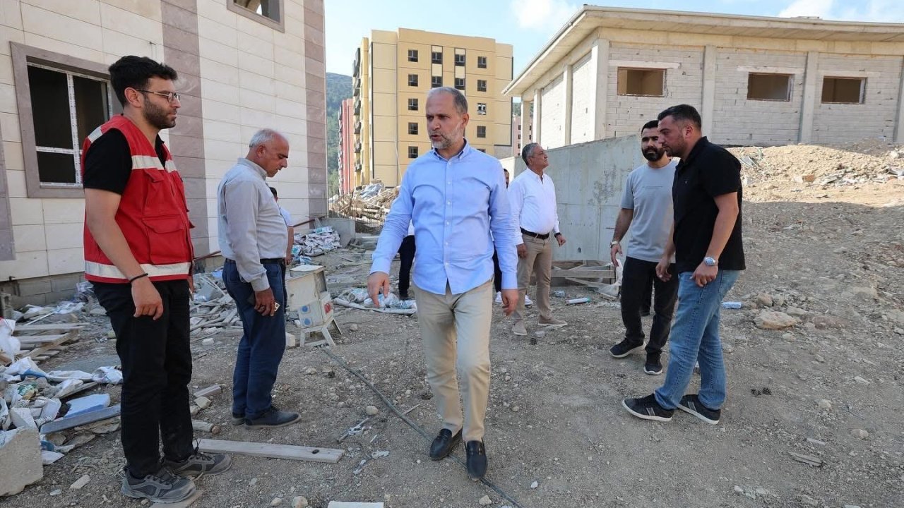 Belen’de afet konutlarının teslimi Kasın ayında tamamlanacak