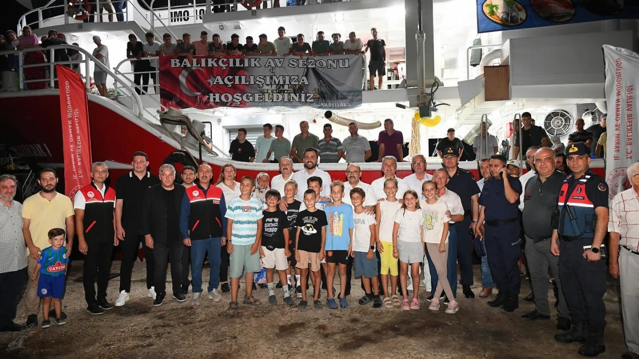 2025-2026 Su Ürünleri Av Sezonu "Vira Bismillah" diyerek açıldı