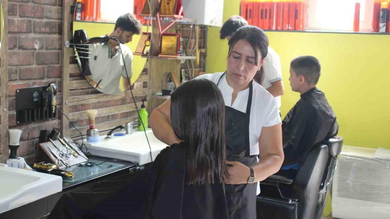 Haydi çocuklar muhtar tıraşına