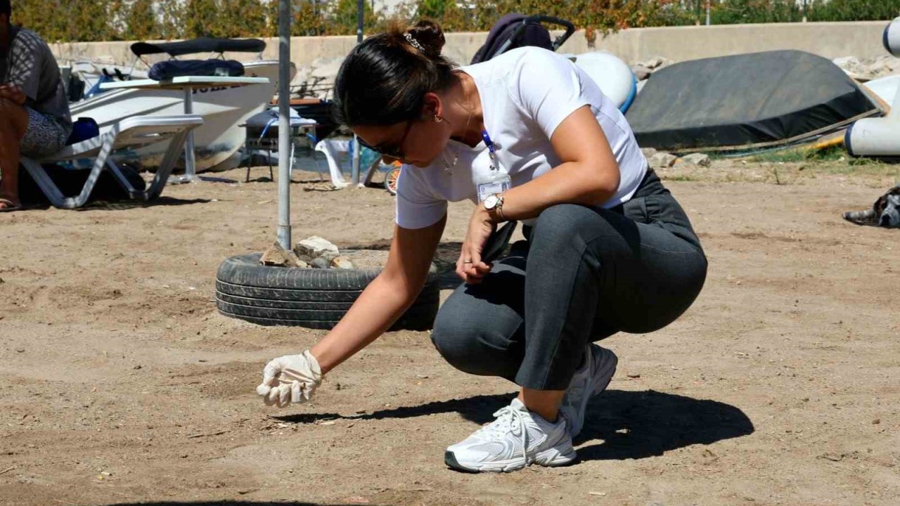 Deniz Çöpleri İzleme Programı Turgutreis’te devam etti