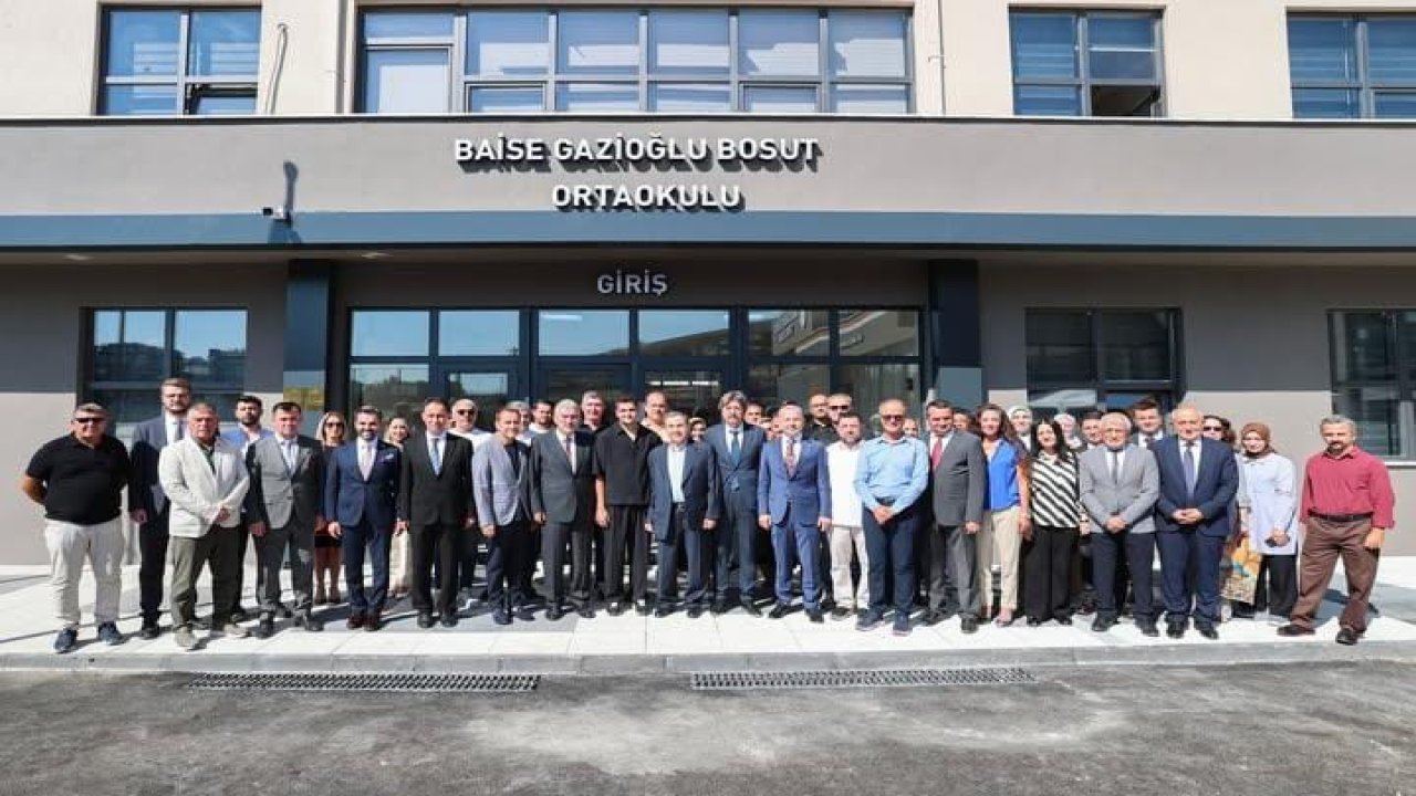 Vali Erol Ayyıldız’dan inşaatı tamamlanan Bosut Ortaokulu’na Ziyaret