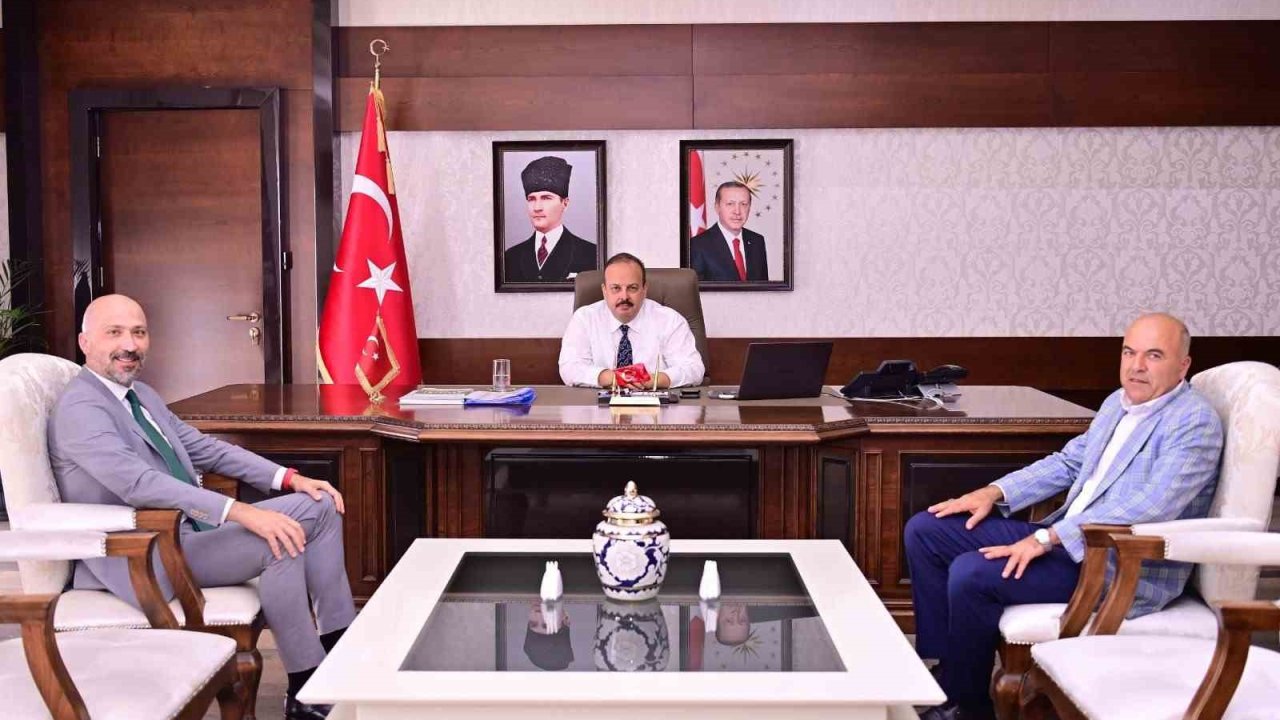 Başkan Arıkan, Vali Canbolat ile bir araya geldi