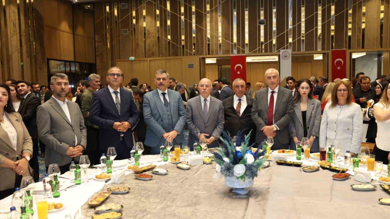 Yargı mensupları resepsiyonda buluştu