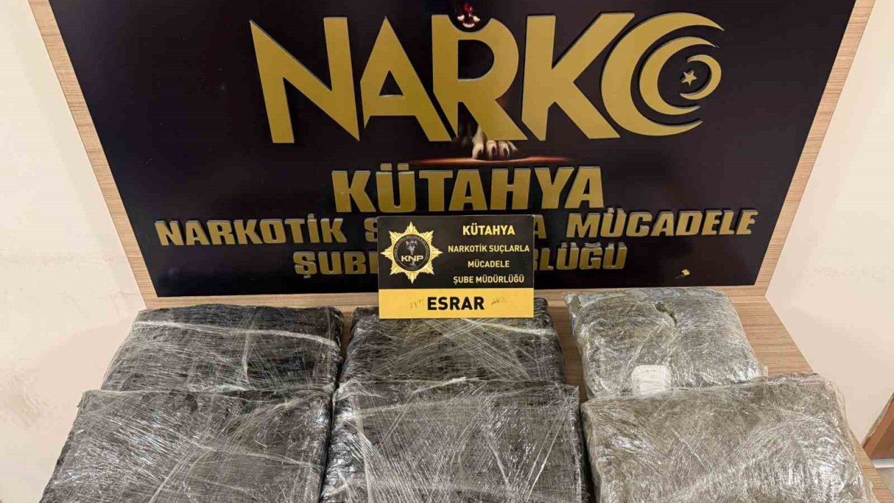 Kütahya’da uyuşturucu operasyonu: 2 tutuklama