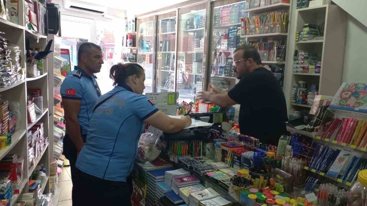 Balıkesir’de kırtasiyelere denetim