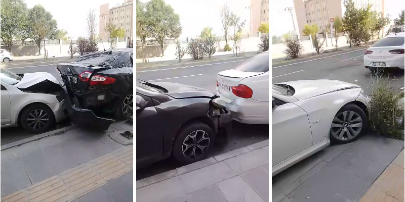 Kars’ta zincirleme kaza!