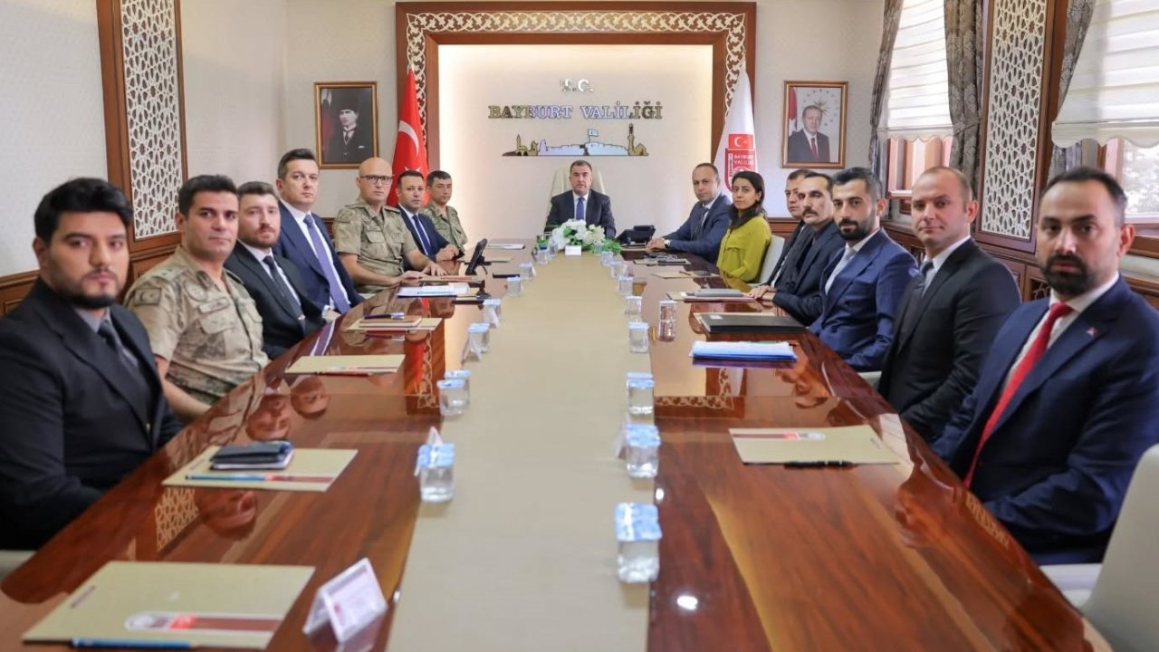Bayburt’ta ‘Genişletilmiş İl Güvenlik ve Asayiş Koordinasyon’ toplantısı yapıldı