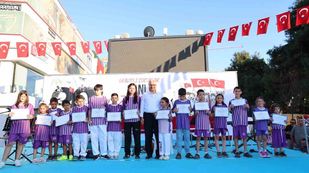 Gebze yaz spor okulları coşkuyla tamamlandı