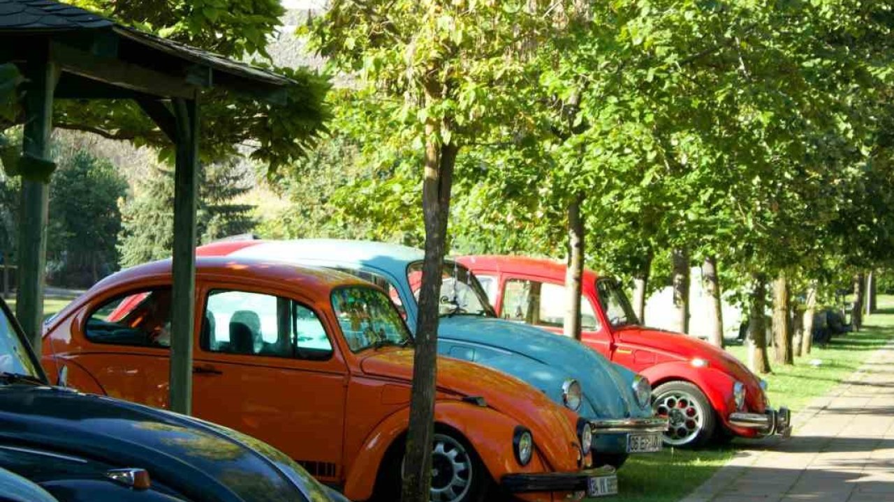 50 aracın katıldığı ’Vosvos’ kampı renkli görüntülere sebep oldu