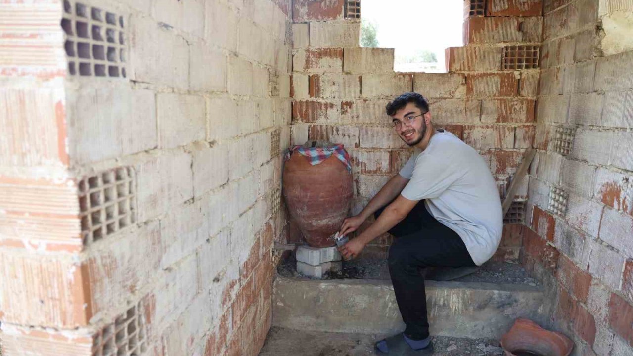 Aydın Dağları’nda susayanlar bu hayırla susuzluğunu gideriyor