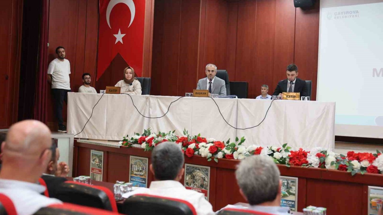 Çayırova Belediyesi eylül ayı meclis toplantısı yapıldı