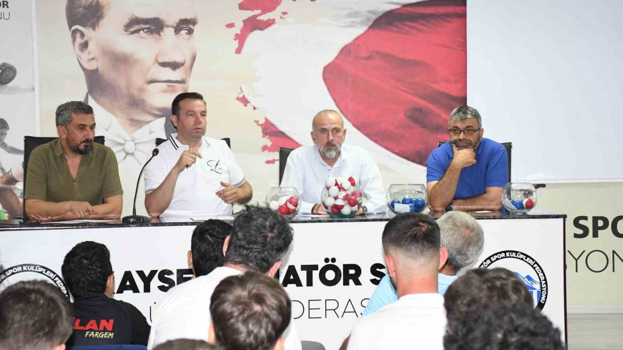 Kayseri U18 Ligi fikstürü çekildi