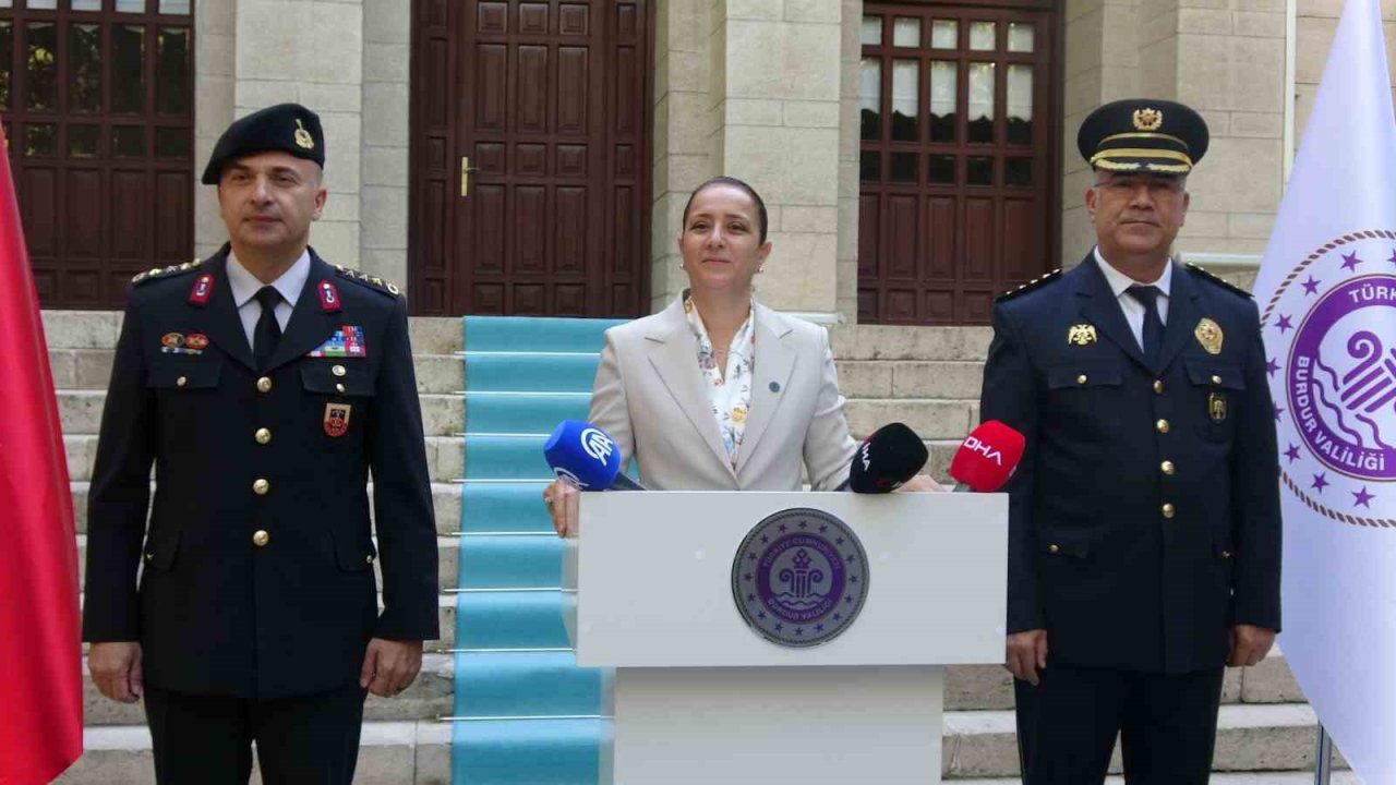 Burdur’da ağustos ayında bin 224 olay yaşandı