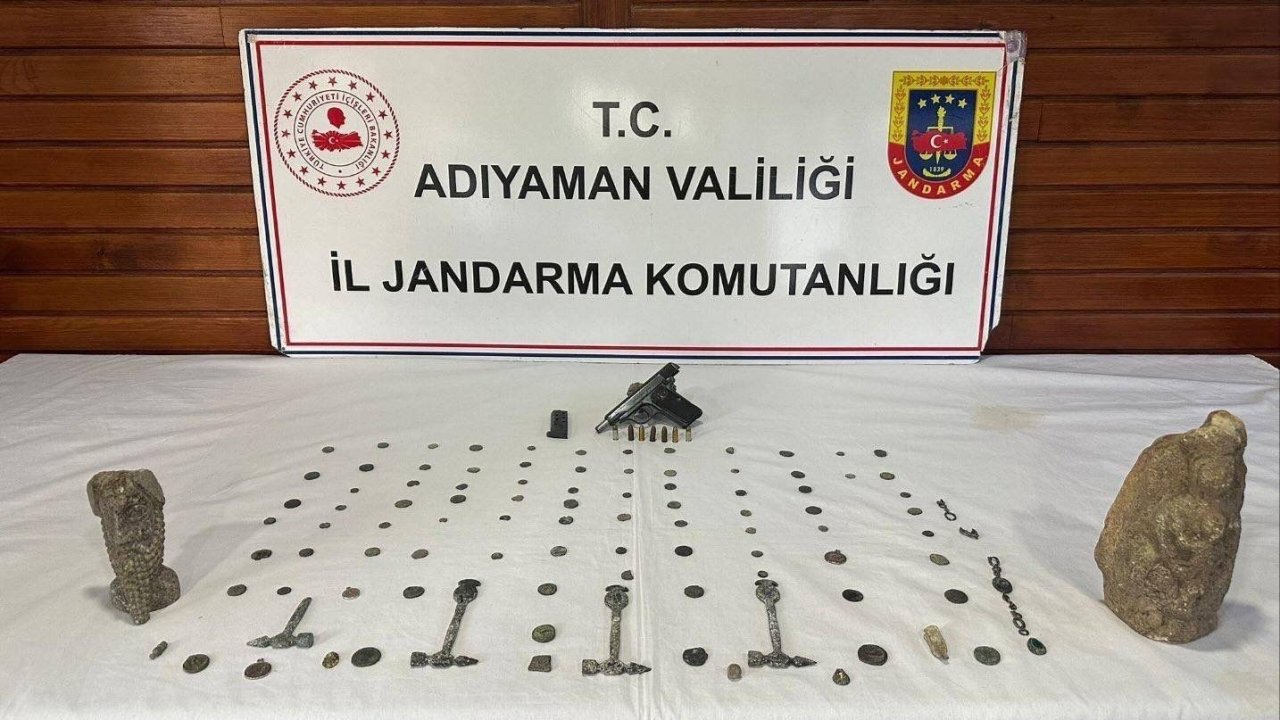 Tarihi eser kaçakçılarına jandarma darbesi