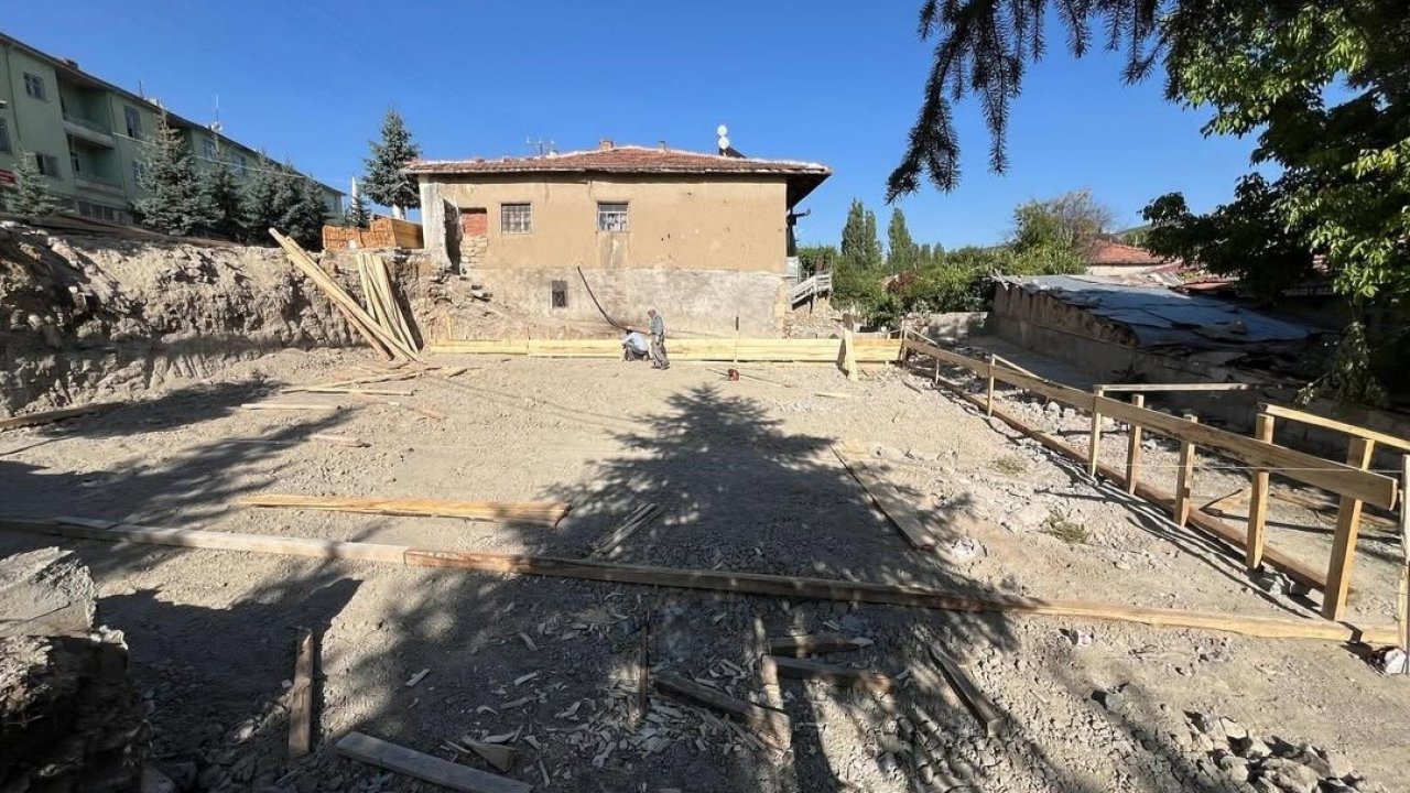 Özükavak Belediyesi misafirhane yapımına başladı