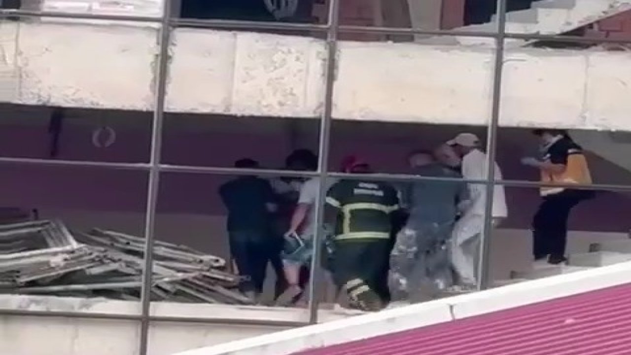 Ordu’da kültür merkezi inşaatında iş kazası: 1 yaralı