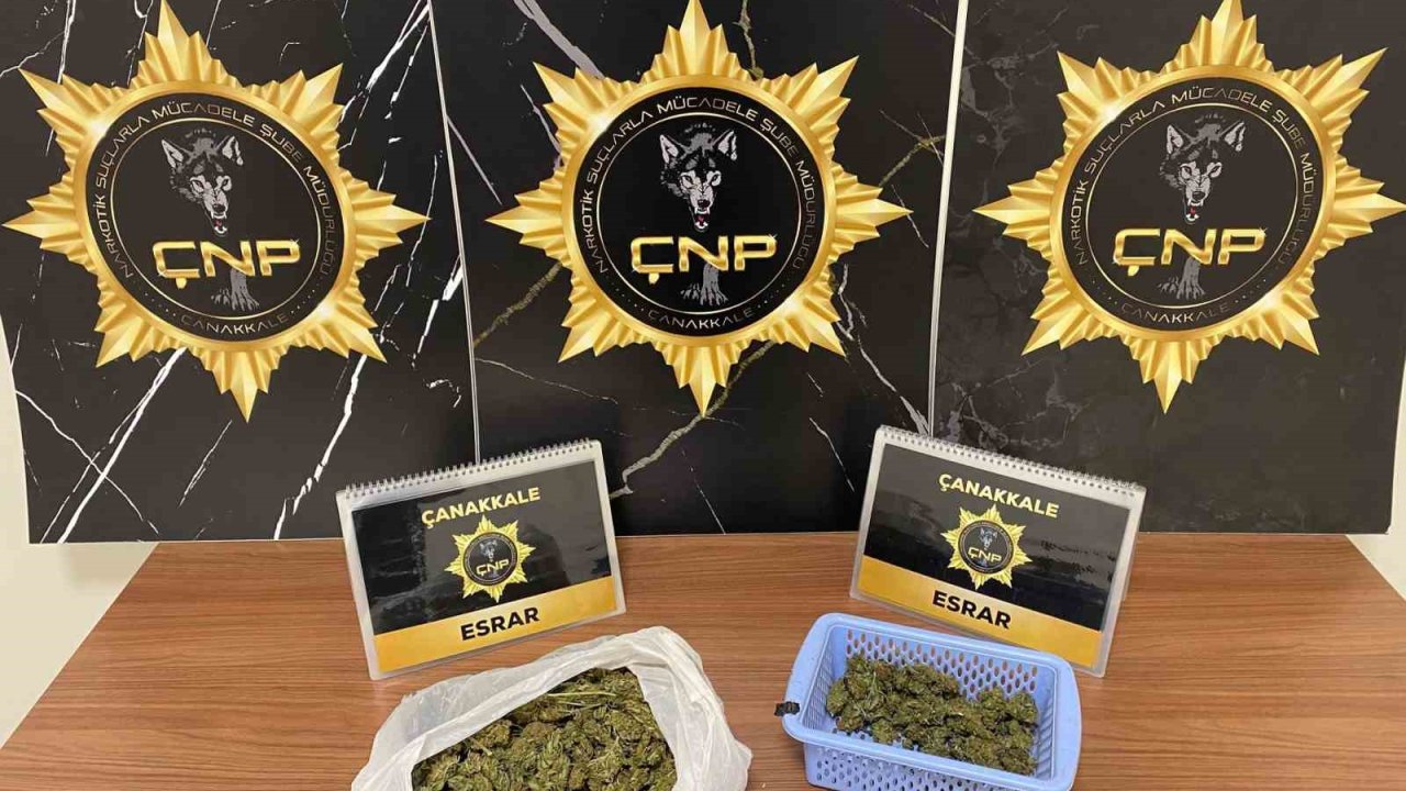 Çanakkale’de uyuşturucu operasyonu: 5 tutuklama