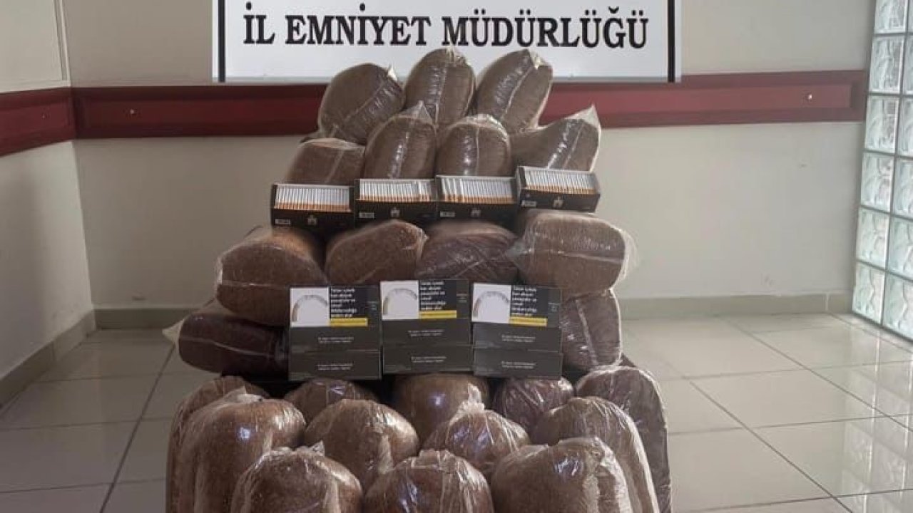Sinop’ta kaçak tütün operasyonu: 156 kilo tütün ve 2 bin 600 makaron ele geçirildi