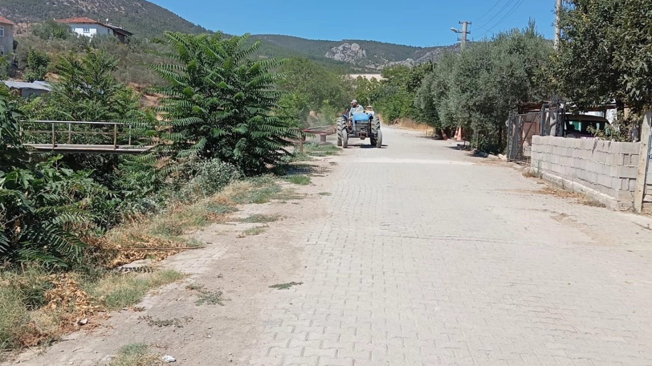 Bayırköy’de yabani otlar temizlendi