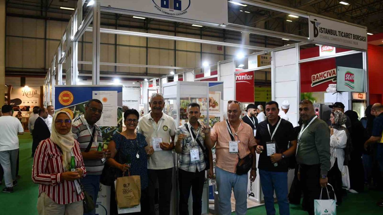 İstanbul’daki fuarda Aydın Ticaret Borsası standı yoğun ilgi gördü