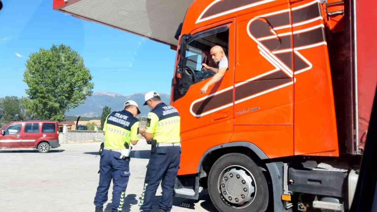 Mudurnu-Nallıhan kara yolunda sıkı denetim