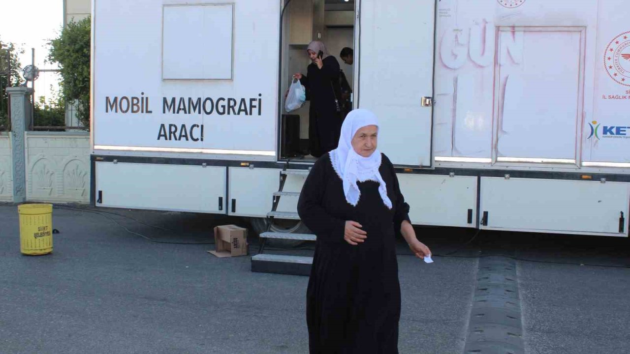 Siirt’te vatandaşlara kanser taraması hizmeti