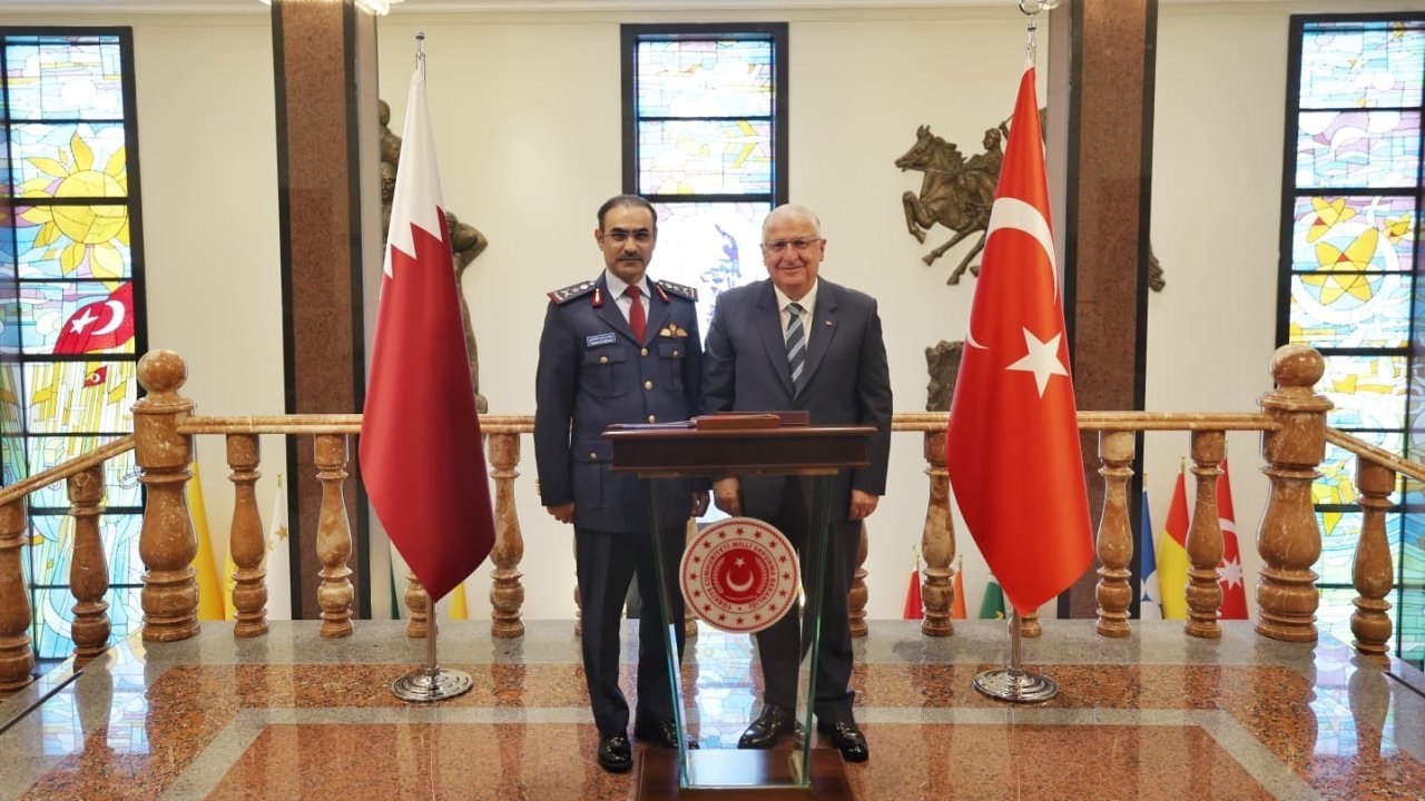 Bakan Güler, Katar Genelkurmay Başkanı Al Mannai ve Katar Kara Kuvvetleri Komutanı Al-Attiyah ile görüştü