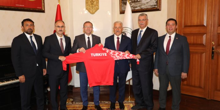 Ahmet Arslan ve Celalettin Güvenç’ten Vali Polat’a Ziyaret