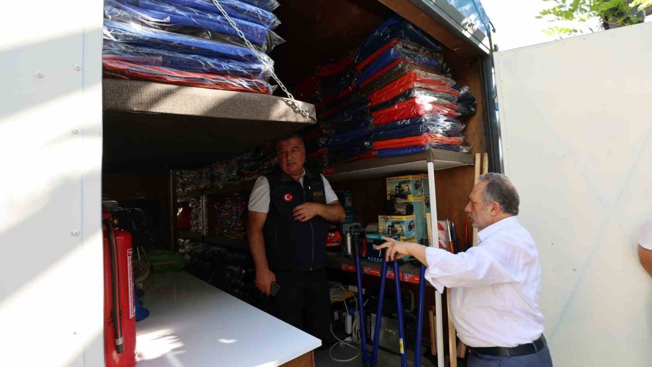 AFAD heyetinden Talas Belediyesi’nin örnek projesine yerinde inceleme