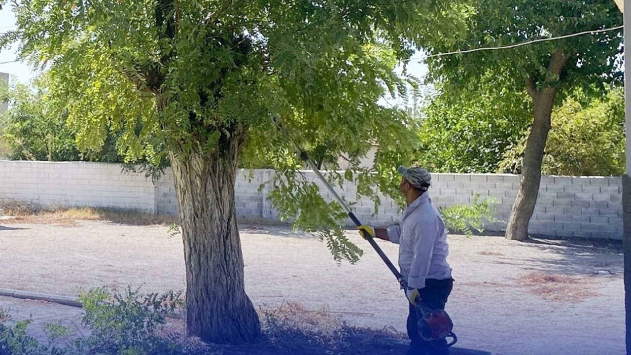 Çine’de okul bahçeleri yeni döneme hazır