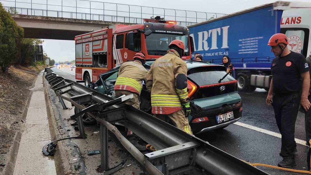 Anadolu otoyolunda kaza: 5 yaralı