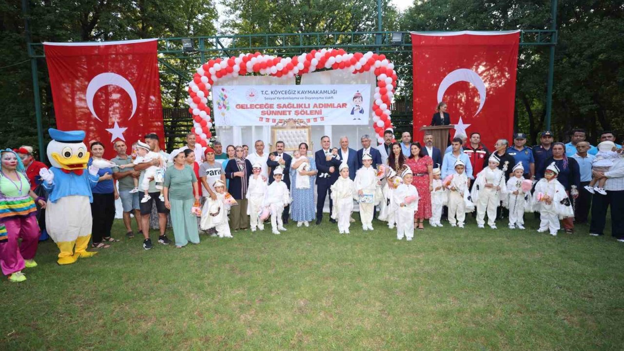 Köyceğiz Kaymakamlığı himayesinde sünnet şöleni