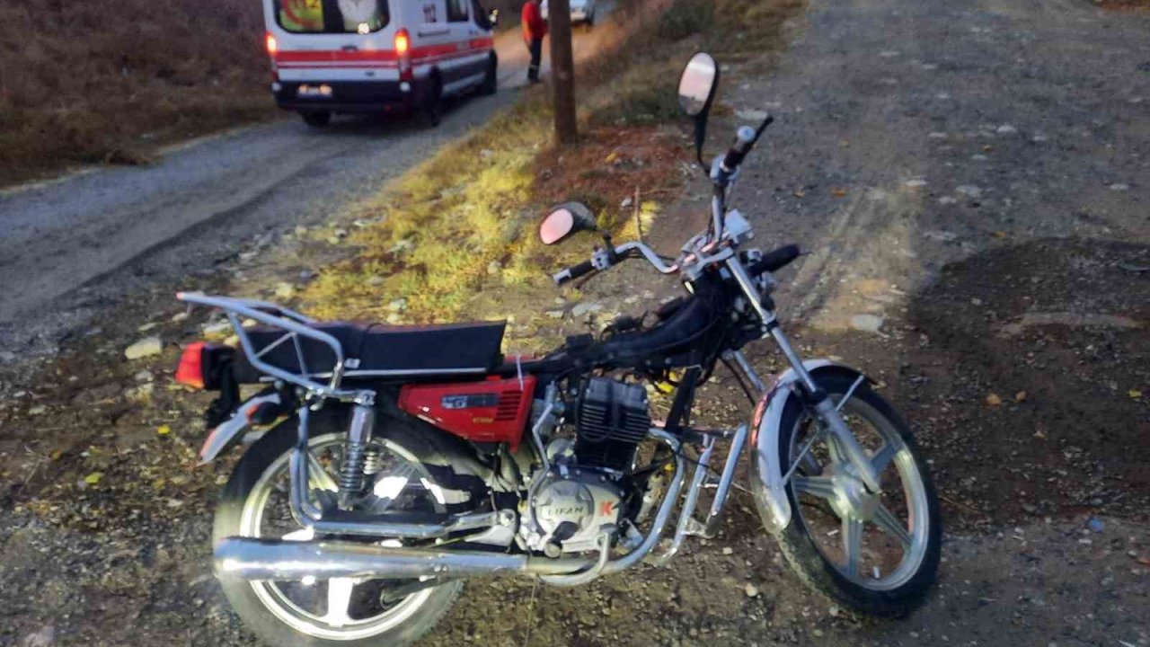 Muratlı’da motosiklet kazası: 1 yaralı