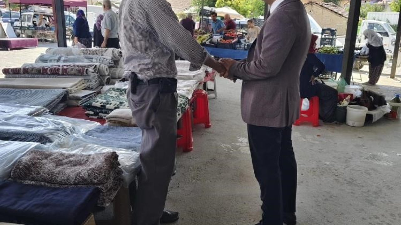 Kaymakam Uçar halk pazarı esnafı ile bir araya geldi