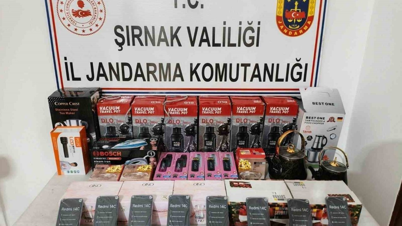 Şırnak’ta 12 milyon liralık kaçak malzeme ele geçirildi
