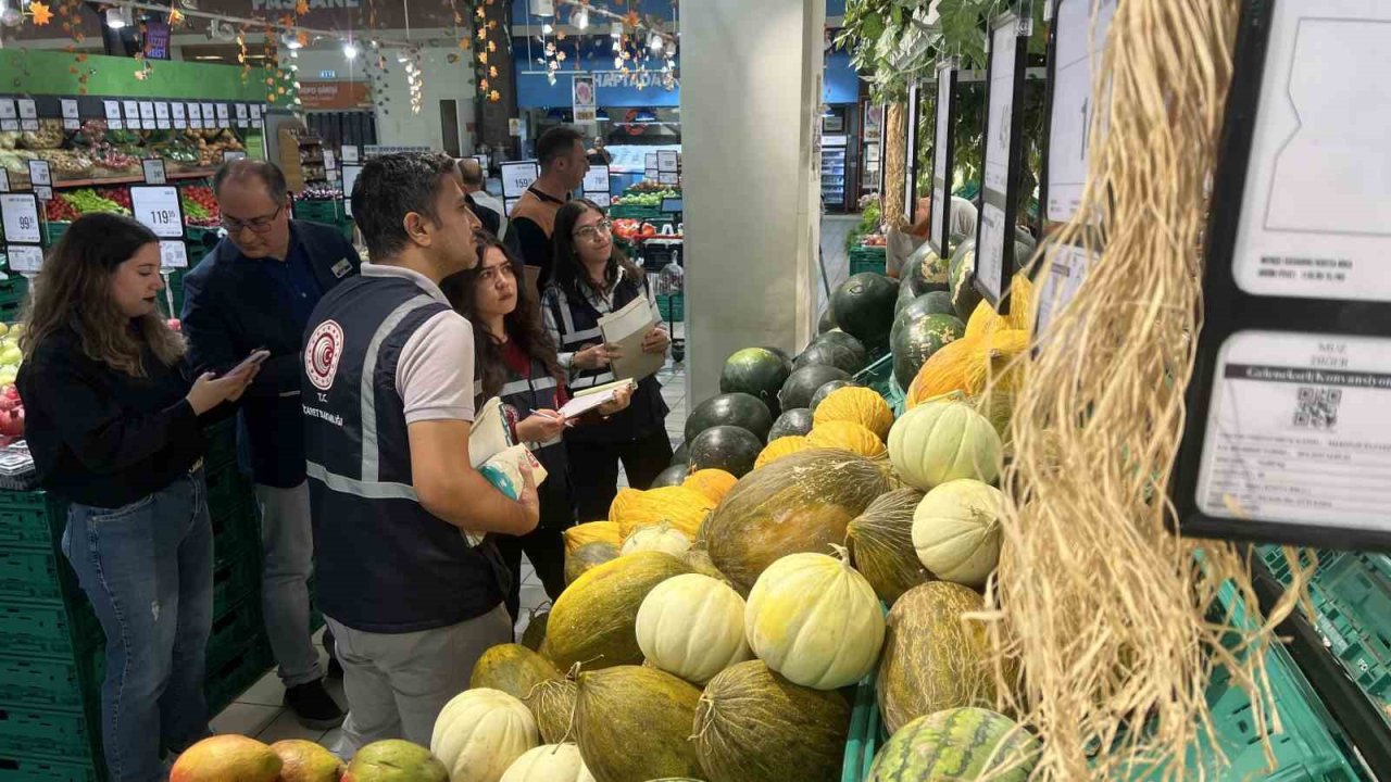 Konya’da marketlerde fiyat denetimi