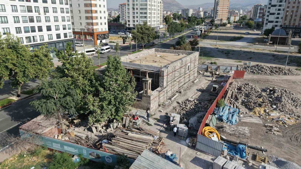 Kayseri Büyükşehir’den tarihe vefa: Tasmakıran Camii Ramazan’da ibadete açılıyor
