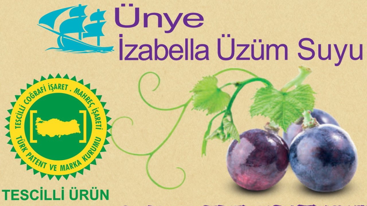 Ünye üzüm suyuna coğrafi tescil