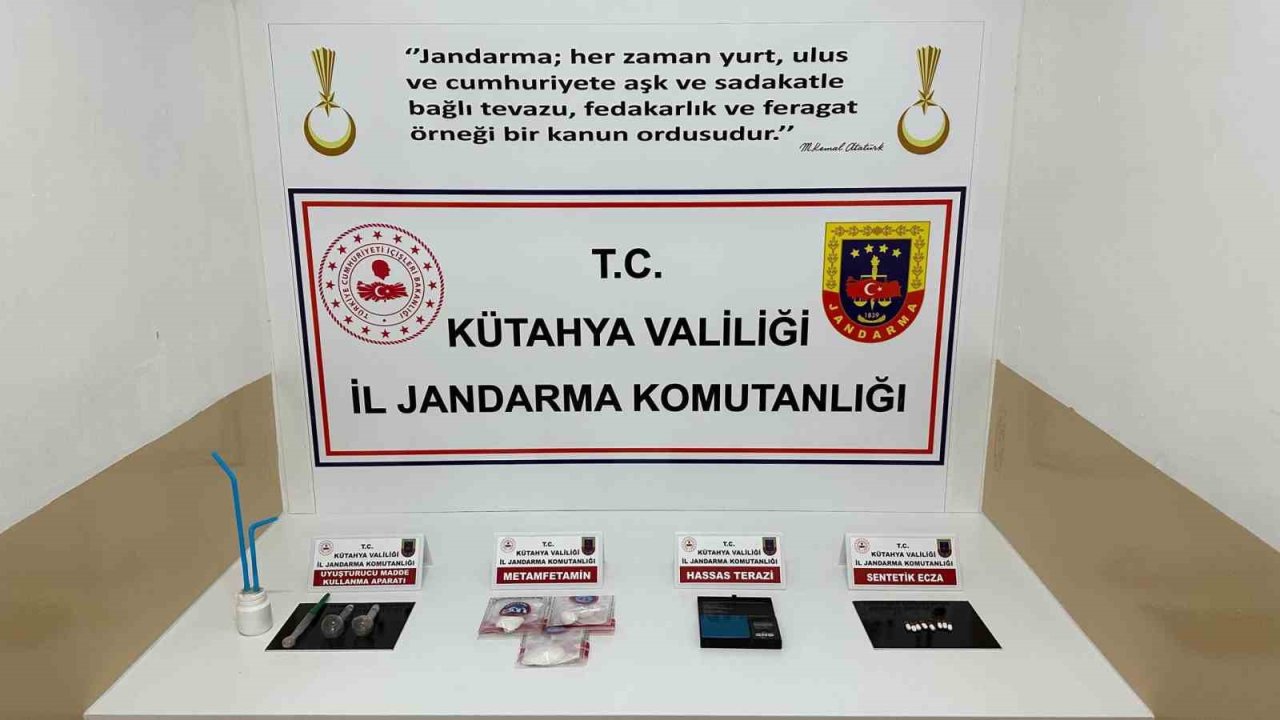 Kütahya’da jandarmadan uyuşturucu operasyonu: 1 tutuklama