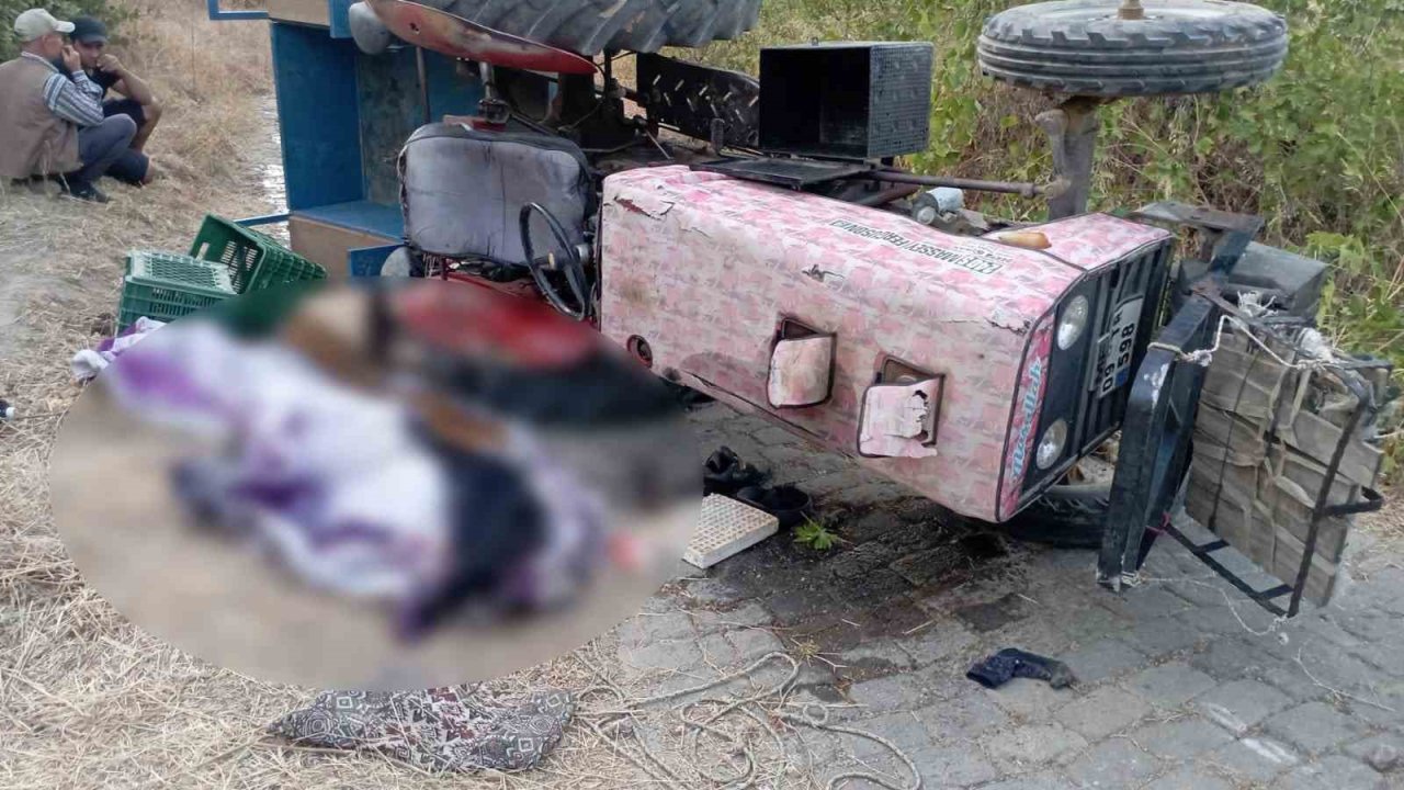 Aydın’da traktör devrildi: 1 ölü