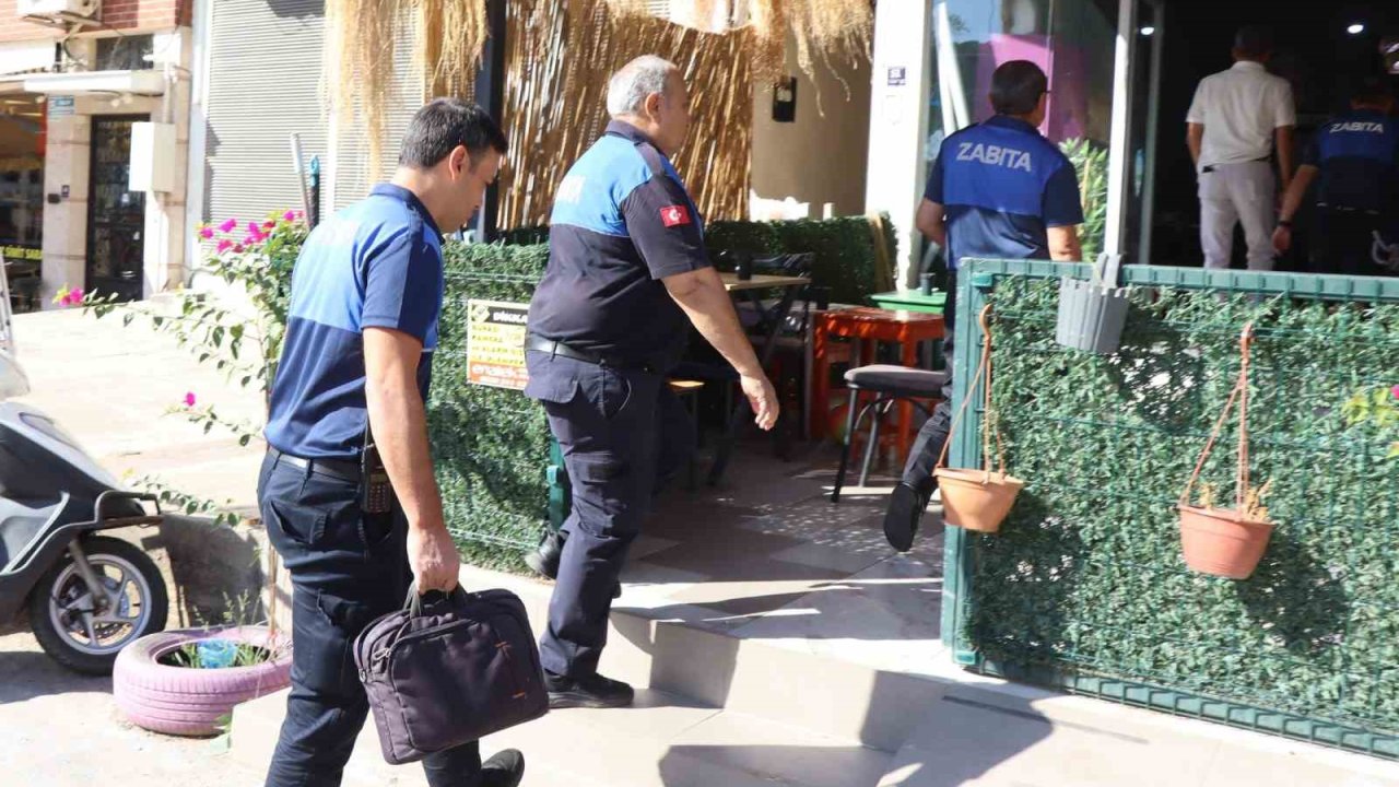 Nazilli Zabıtası’ndan öğrenciler için sıkı denetim