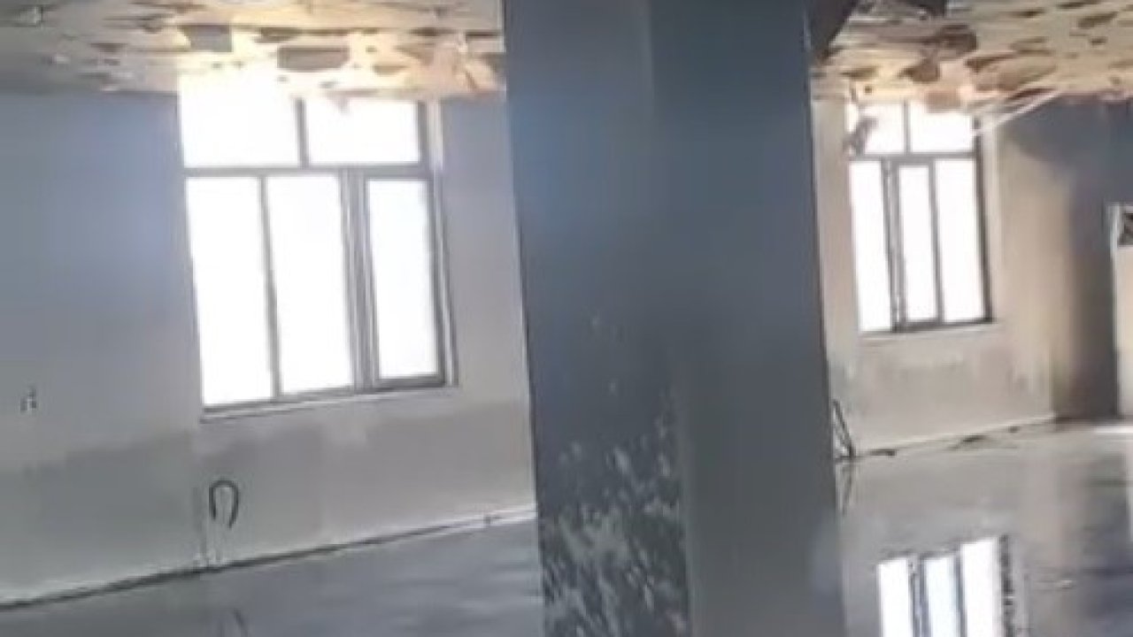 Muş’ta taziye evinde yangın çıktı