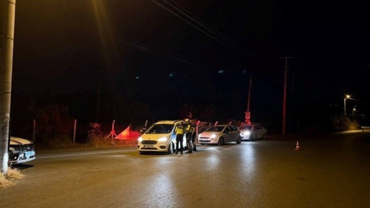 Kızılcaköy’de 43 araç, 71 şahıs kontrol edildi