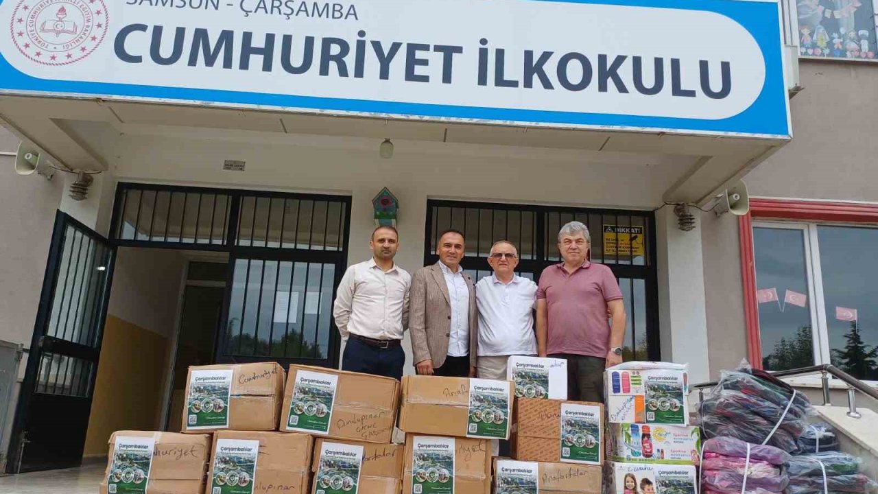 Çarşambalılardan eğitime destek: "Okul zili tüm çocuklar için çalsın"