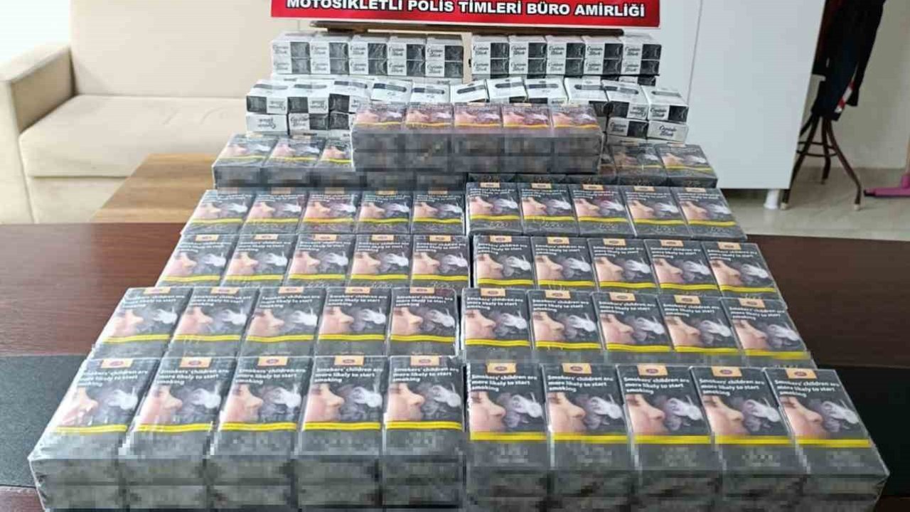 Hatay’da kaçak sigara operasyonu