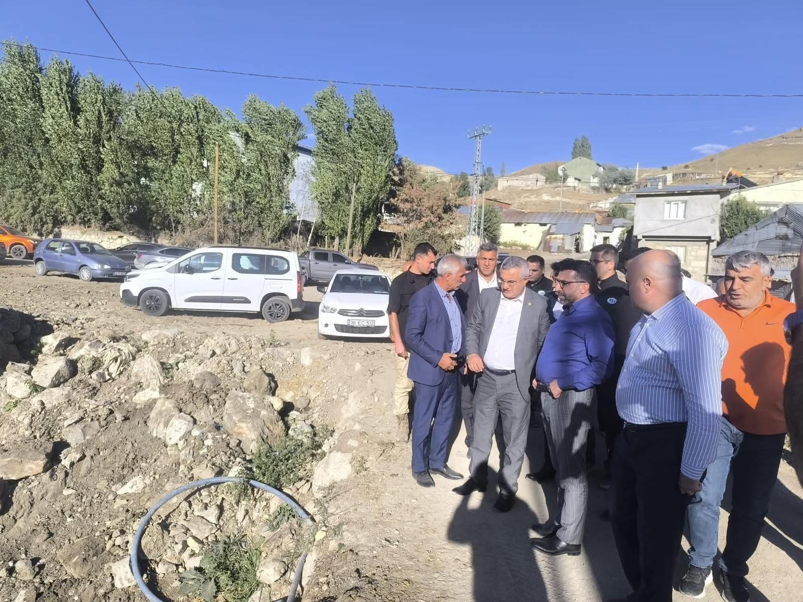 Sarıkamış’ta Taşkın Kontrol Tesisleri Yerinde İncelendi